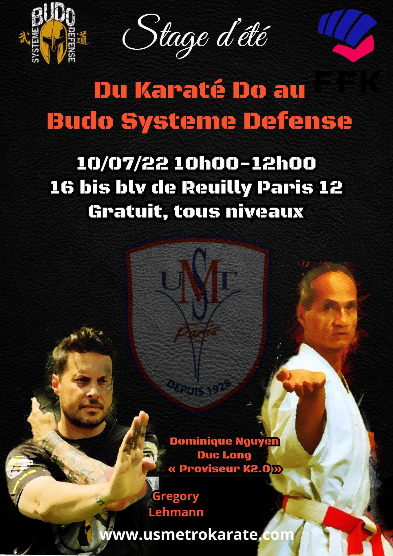 Stage d’été le 10 juillet 2022